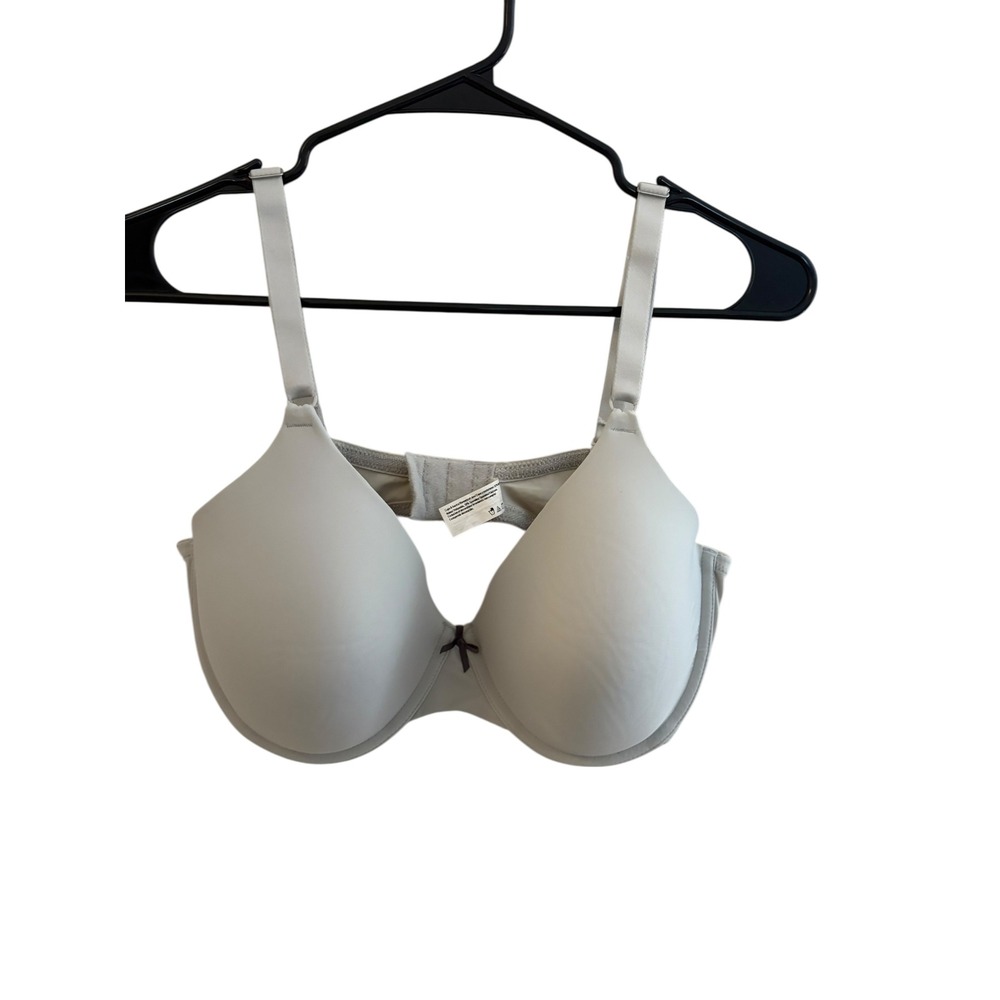 Maidenform 40DD Gray Lightly Lined Underwire Bra Smooth T-Shirt Everyday Comfort